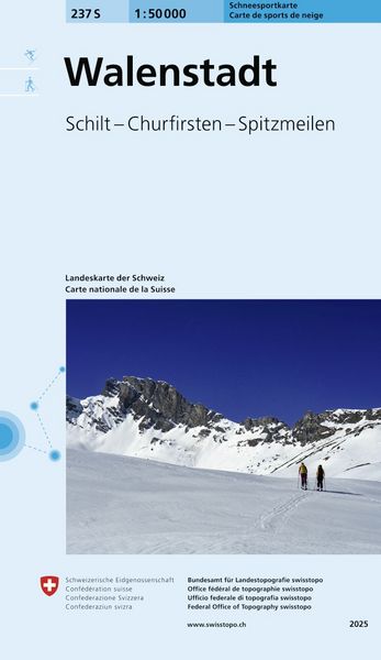 Produktbild: 237S Walenstadt Schneesportkarte