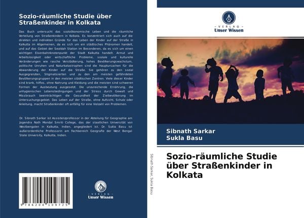 Produktbild: Sozio-r&auml;umliche Studie &uuml;ber Stra&szlig;enkinder in Kolkata
