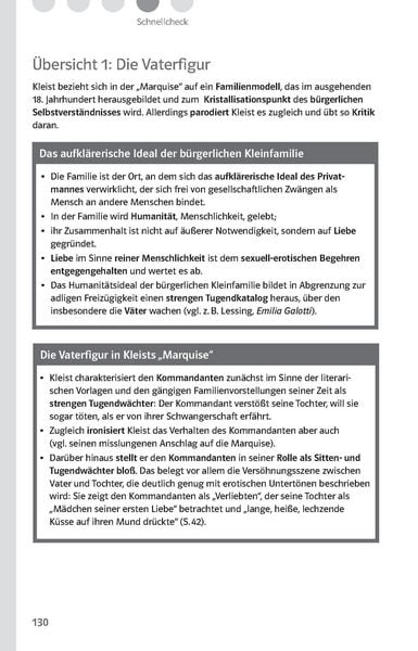 Produktbild: Lekt&uuml;rehilfen Heinrich von Kleist "Die Marquise von O.../Das Erdbeben in Chili"