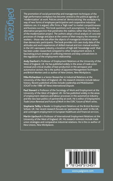 Produktbild: Partnership and the High Performance Workplace