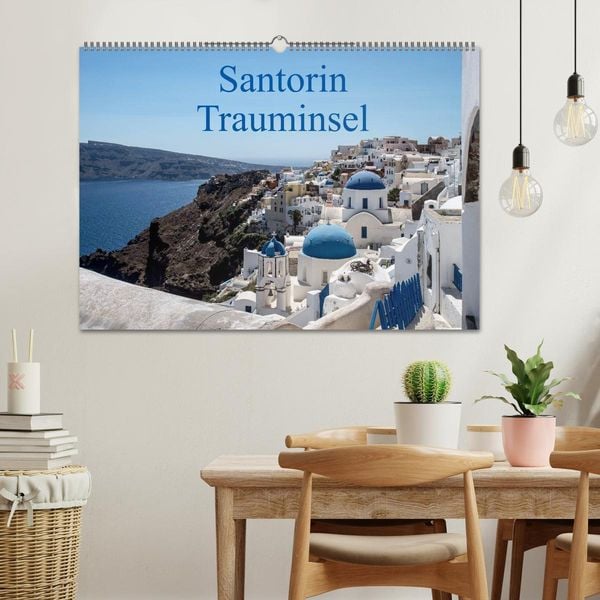 Produktbild: Santorin Trauminsel (Wandkalender 2026 DIN A2 quer), CALVENDO Monatskalender
