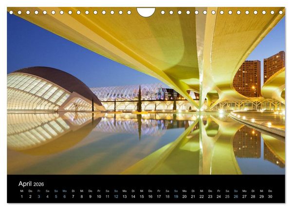 Produktbild: Metropolen zur blauen Stunde 2026 (Wandkalender 2026 DIN A4 quer), CALVENDO Monatskalender
