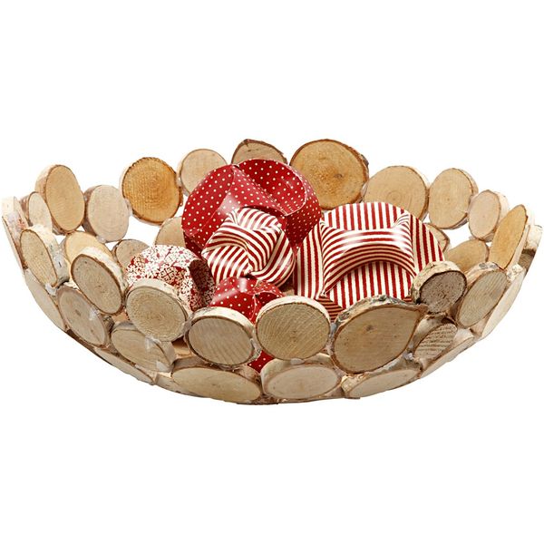 Produktbild: Creativ Company Holzscheiben - Sortiment, D 25-45 mm, Dicke 7 mm, 600 g