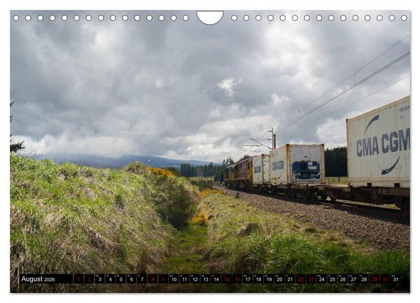 Produktbild: Eisenbahn in Neuseeland (Wandkalender 2026 DIN A4 quer), CALVENDO Monatskalender