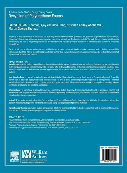 Produktbild: Recycling of Polyurethane Foams