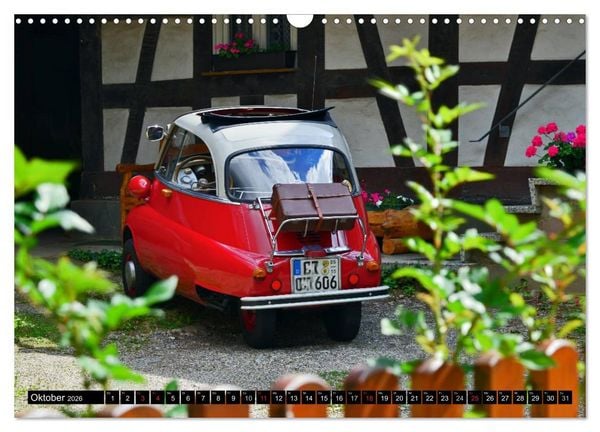 Produktbild: BMW Isetta - Die Knutschkugel (Wandkalender 2026 DIN A3 quer), CALVENDO Monatskalender