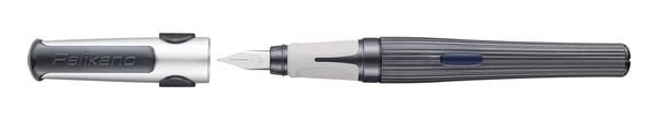 Produktbild: Pelikan F&uuml;ller Pelikano&reg; structure f&uuml;r Rechtsh&auml;nder, Grau, Feder M