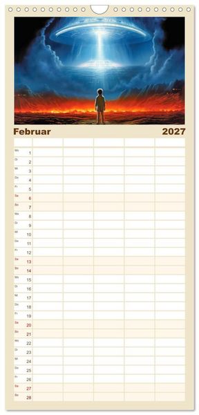 Produktbild: Familienplaner 2027 - Was heute noch wie ein M&auml;rchen klingt... mit 5 Spalten (Wandkalender, 21 x 45 cm) CALVENDO