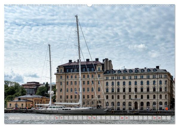 Produktbild: Stockholm - Mal anders gesehen (Wandkalender 2026 DIN A2 quer), CALVENDO Monatskalender