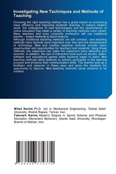 Produktbild: Investigating New Techniques and Methods of Teaching