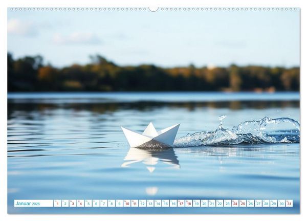 Produktbild: Die Poesie und Kraft des Windes - Windkraft in Bewegung (hochwertiger Premium Wandkalender 2026 DIN A2 quer), Kunstdruck in Hochglanz
