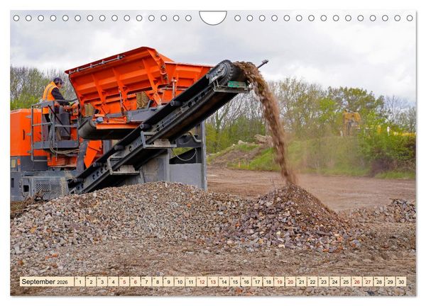 Produktbild: Auf der Gro&szlig;baustelle (Wandkalender 2026 DIN A4 quer), CALVENDO Monatskalender