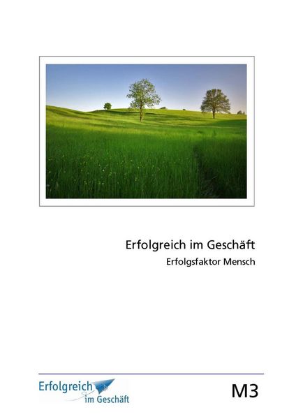 Produktbild: Modul 3: Erfolgsfaktor Mensch