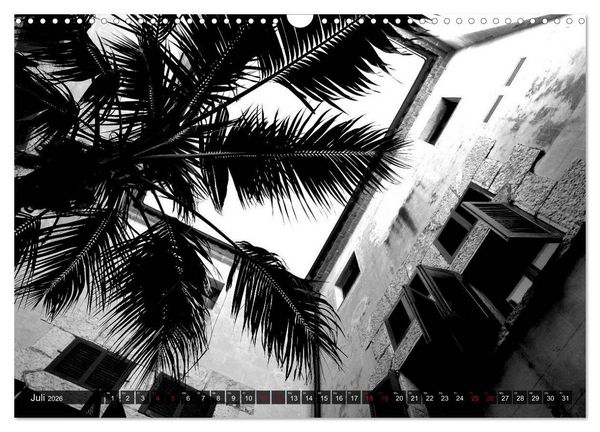 Produktbild: Mallorca monochrom (Wandkalender 2026 DIN A3 quer), CALVENDO Monatskalender