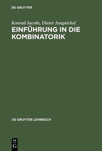 Produktbild: Einf&uuml;hrung in die Kombinatorik