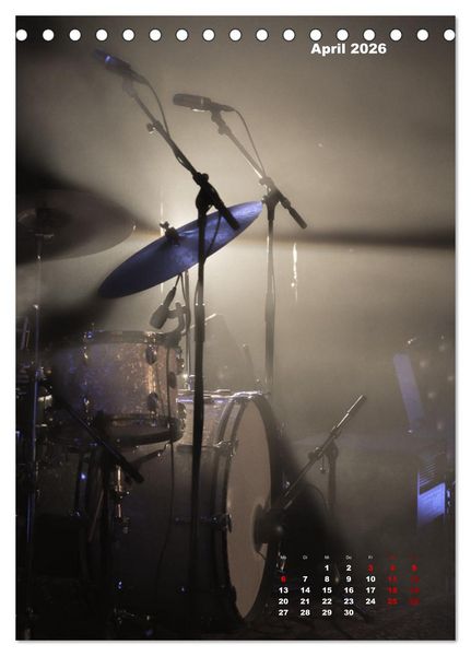 Produktbild: Der Klang von Musik (Tischkalender 2026 DIN A5 hoch), CALVENDO Monatskalender