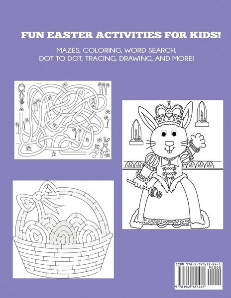 Produktbild: Easter Coloring and Activity Book for Kids