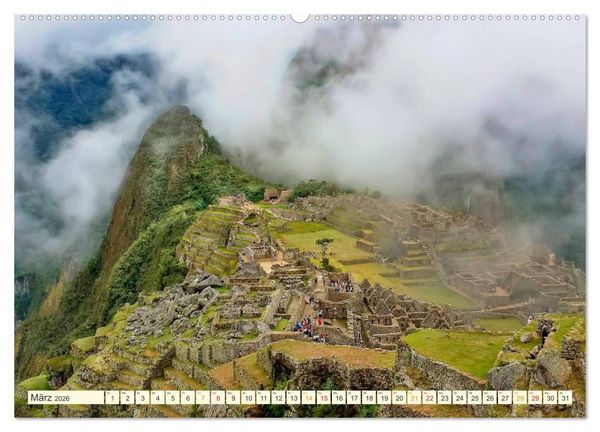Produktbild: Machu Picchu - Stadt der Inka (hochwertiger Premium Wandkalender 2026 DIN A2 quer), Kunstdruck in Hochglanz