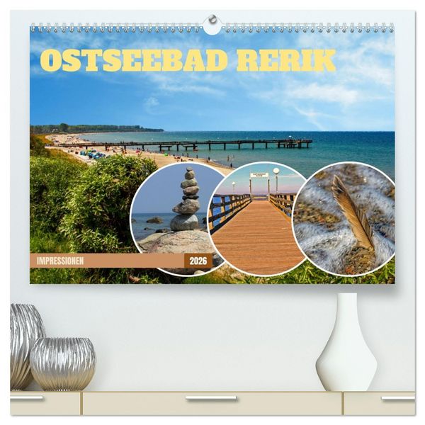 Produktbild: Impressionen Ostseebad Rerik (hochwertiger Premium Wandkalender 2026 DIN A2 quer), Kunstdruck in Hochglanz