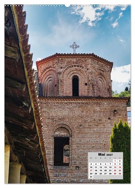 Produktbild: Orthodoxe Kirchen in Nordmazedonien (Wandkalender 2027 DIN A2 hoch), CALVENDO Monatskalender