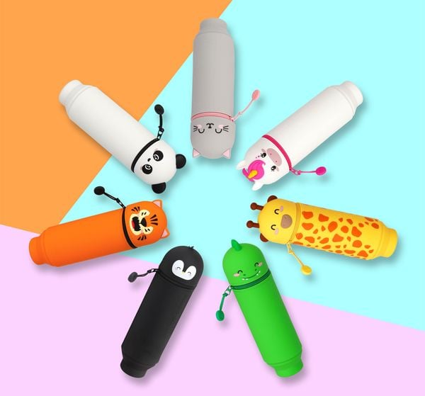 Produktbild: Legami 2-in-1 Federm&auml;ppchen aus Silikon - Kawaii - Panda