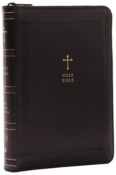 Produktbild: KJV Holy Bible: Compact with 43,000 Cross References, Black Leathersoft Zipper Closure, Red Letter, Comfort Print: King James Version
