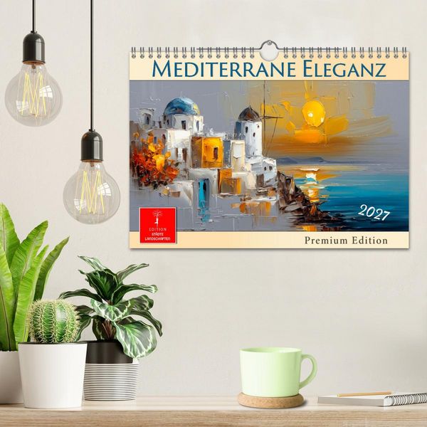 Produktbild: Mediterrane Eleganz (Wandkalender 2027 DIN A4 quer), CALVENDO Monatskalender