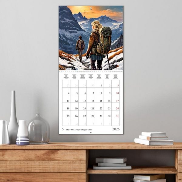 Produktbild: Mountains New Adventure (Wall Calendar 2026 12 &times; 12 Inch) CALVENDO 12 Month Wall Calendar