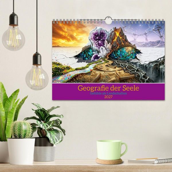 Produktbild: Geografie der Seele - Gef&uuml;hle als Landschaften (Wandkalender 2027 DIN A4 quer), CALVENDO Monatskalender