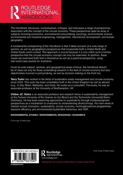Produktbild: The Routledge Handbook of Waste, Resources and the Circular Economy