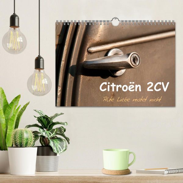 Produktbild: Citro&euml;n 2CV Alte Liebe rostet nicht (Wandkalender 2026 DIN A4 quer), CALVENDO Monatskalender
