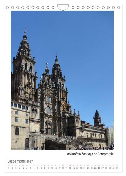 Produktbild: Buen Camino - Unterwegs auf dem Jakobsweg (Wandkalender 2027 DIN A4 hoch), CALVENDO Monatskalender