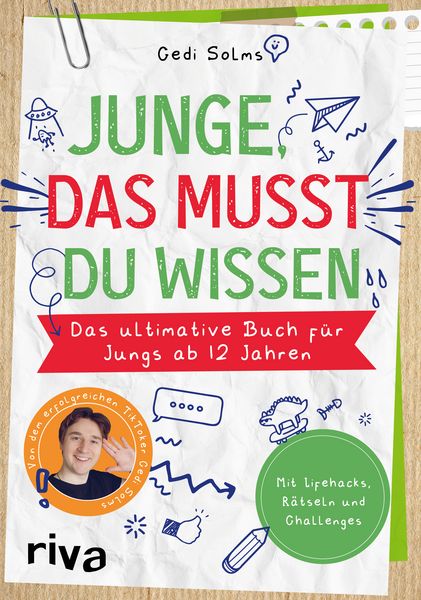 Junge, das musst du wissen, Taschenbuch von Cedi Solms, Riva, 978-3-7423-1943-2