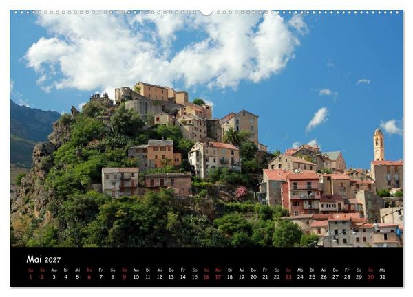 Produktbild: Korsikas St&auml;dte (Wandkalender 2027 DIN A2 quer), CALVENDO Monatskalender