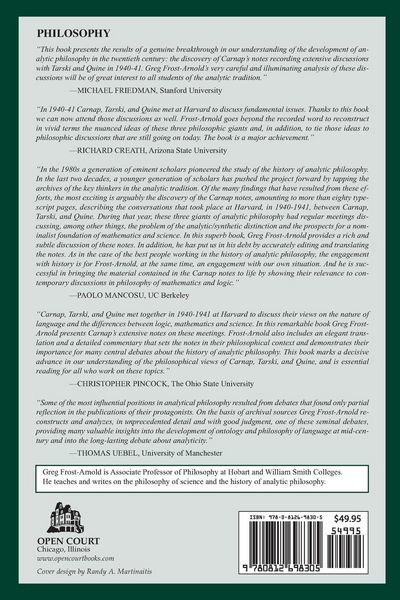 Produktbild: Carnap, Tarski, and Quine at Harvard