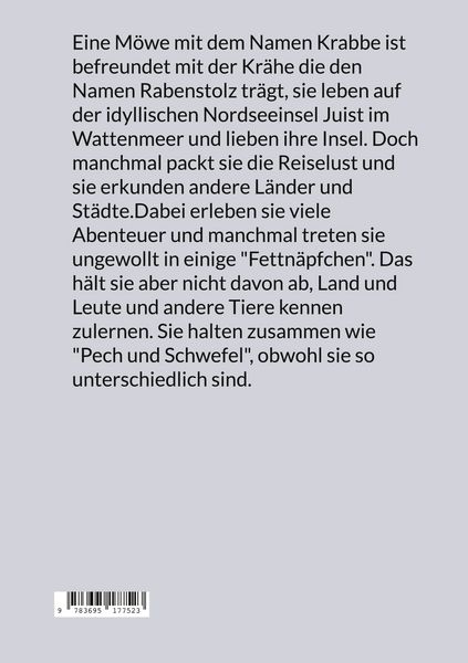 Produktbild: Die M&ouml;we "Krabbe" und die Kr&auml;he "Rabenstolz" auf Reisen Band 1
