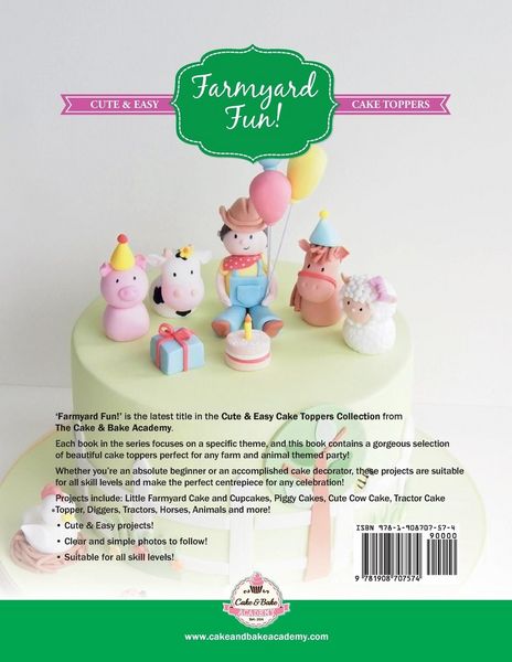 Produktbild: Farmyard Fun! Cute & Easy Cake Toppers for any Farm Themed Party!