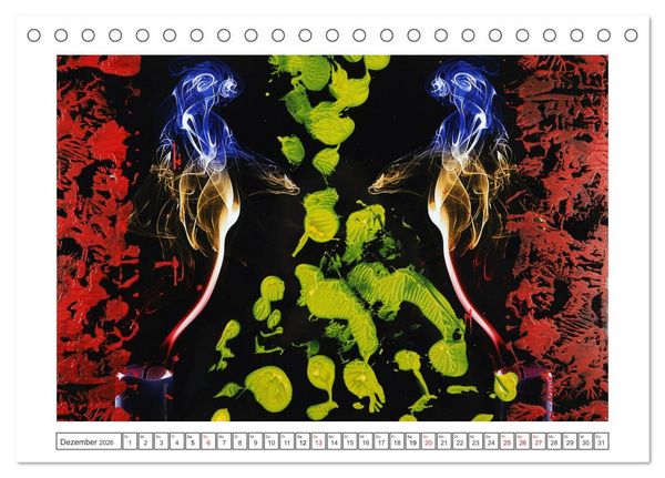 Produktbild: Fotos Farbe Fantasie. (Tischkalender 2026 DIN A5 quer), CALVENDO Monatskalender