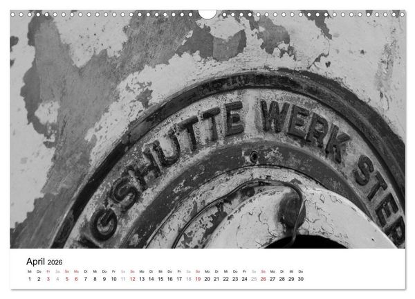 Produktbild: Helden der Arbeit - Alte Arbeitsmittel des Ruhrgebiets (Wandkalender 2026 DIN A3 quer), CALVENDO Monatskalender
