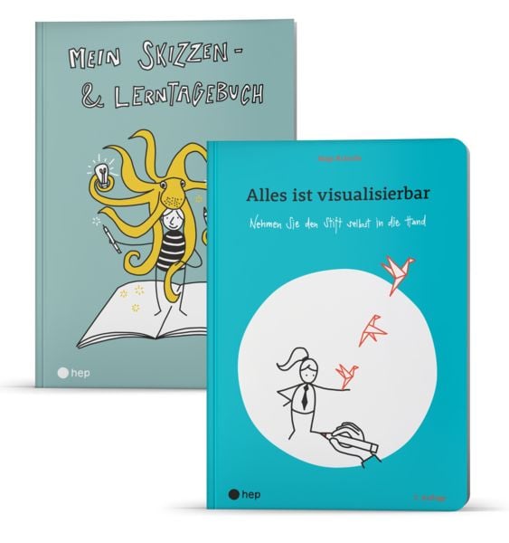 Produktbild: Paket: &laquo;Alles ist visualisierbar&raquo; und &laquo;Mein Skizzen- und Lerntagebuch&raquo;