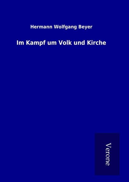 Produktbild: Im Kampf um Volk und Kirche