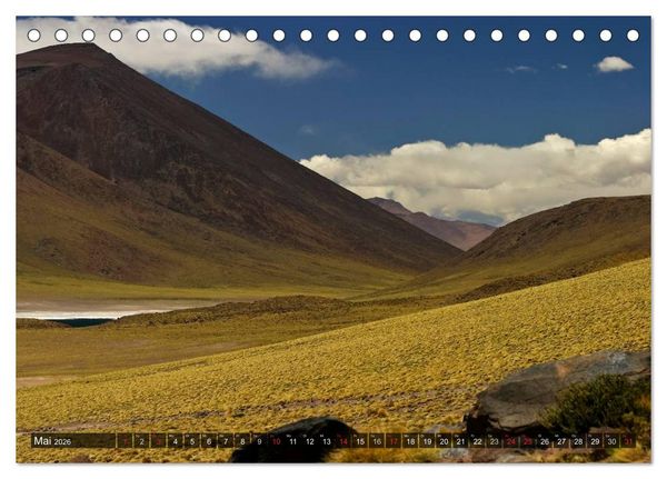 Produktbild: Atacama W&uuml;ste - Landschaften der Extreme (Tischkalender 2026 DIN A5 quer), CALVENDO Monatskalender