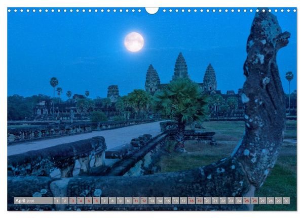 Produktbild: Vollmond - Momente der Ruhe (Wandkalender 2026 DIN A3 quer), CALVENDO Monatskalender