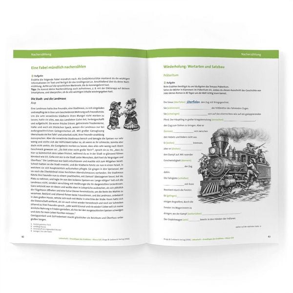 Produktbild: Grundlagen des Erz&auml;hlens &ndash; Klasse 5/6 &ndash; Lehrerheft