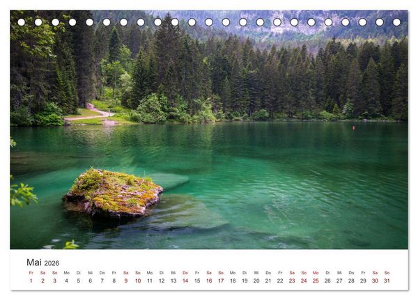 Produktbild: Ein Spaziergang in den Dolomiten (Tischkalender 2026 DIN A5 quer), CALVENDO Monatskalender