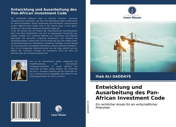 Produktbild: Entwicklung und Ausarbeitung des Pan-African Investment Code