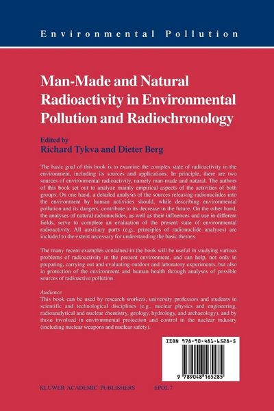 Produktbild: Man-Made and Natural Radioactivity in Environmental Pollution and Radiochronology