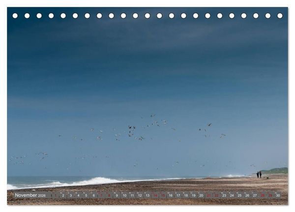 Produktbild: D&auml;nemark - Die wundersch&ouml;ne Westk&uuml;ste (Tischkalender 2026 DIN A5 quer), CALVENDO Monatskalender