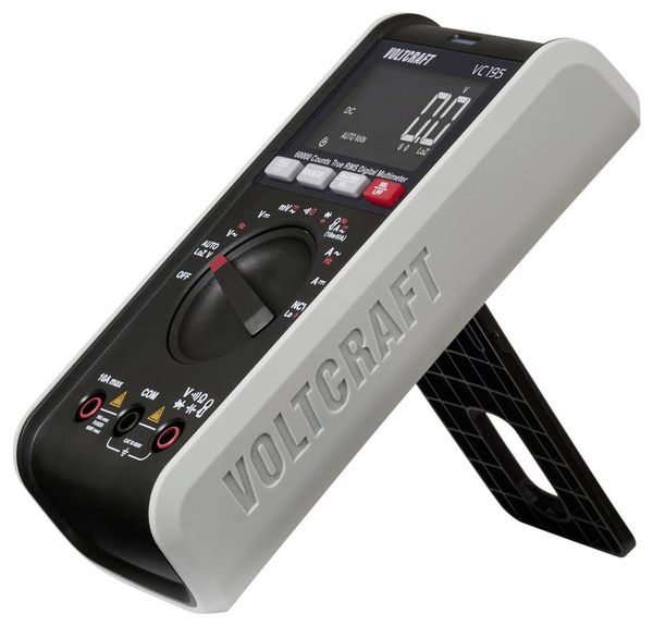 Produktbild: VOLTCRAFT VC195 Hand-Multimeter LoZ TRMS CAT III 600V Anzeige (Counts): 60000