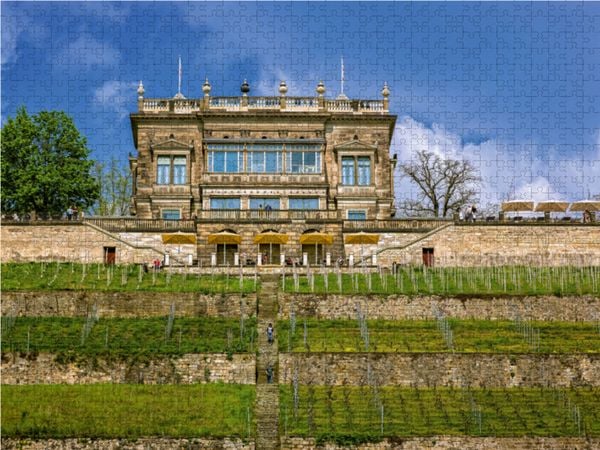 Produktbild: CALVENDO Puzzle Lingnerschloss 1000 Teile Lege-Gr&ouml;&szlig;e 64 x 48 cm Foto-Puzzle Bild von Stefan Becker